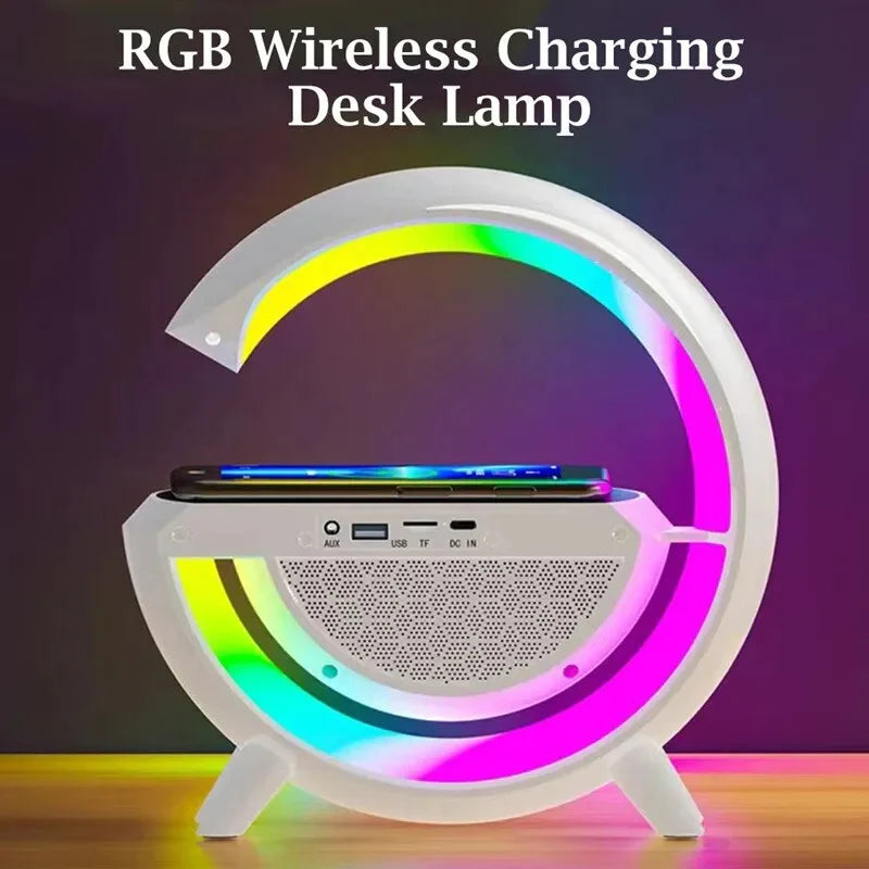 LED Wireless Charger Speaker for a Multi-Sensory Audio Experience Illu –
